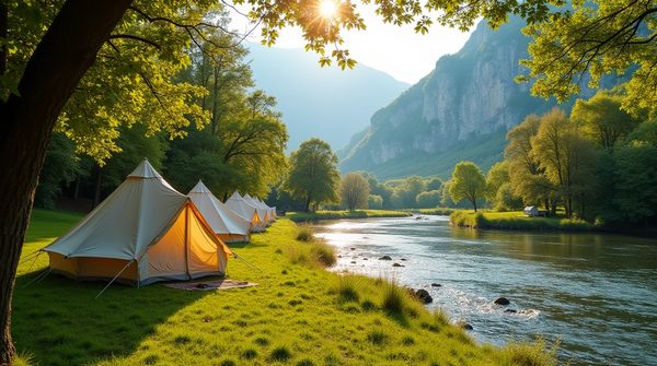 Séjour camping Cévennes : détente au bord de la rivière